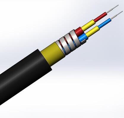 7.0mm Diameter Waterproof Armored Fiber Optic Cable with 10 Years Warranty for FTTA Jumper Outdoor Patchcord